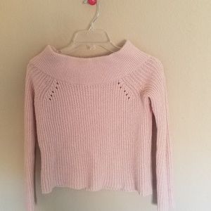 off the shoulder sweater